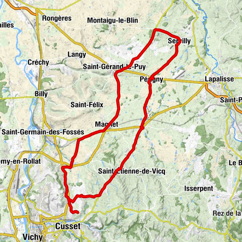 Seuillet - Église Saint-Martial - Église Saint-Pierre - Cusset