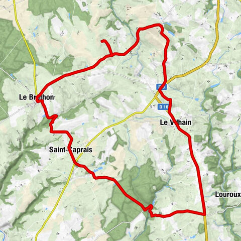 Fontarabier - Le Vilhain - La Longe - Saint-Caprais