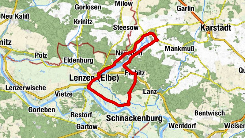 Lenzen (Elbe) - Landgasthaus Bauer - St. Katharinenkirche - Dorfkirche Boberow