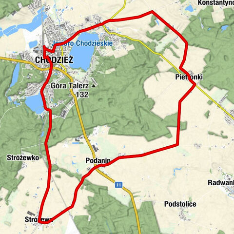 Chodzież - Sala Królestwa Świadków Jehowy - Kościół pw. św. Maksymiliana Kolbego - Kościół parafialny pw. Matki Boskiej Szkaplerznej