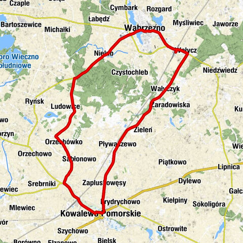 Wąbrzeźno - Kaplica pw. Świętego Józefa - Kościół pw. Świętych Apostołów Szymona i Judy Tadeusza - Kaplica pw. Najświętszego Serca Jezusowego
