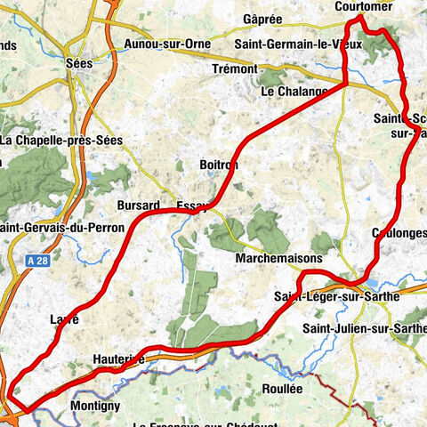 Courtomer - Église Notre-Dame - Église Saint-Pierre - Église Saint-Martin