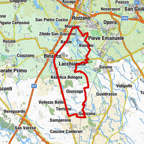 Stazione Certosa - Chiesa parrocchiale di San Giorgio Martire - Lacchiarella - Rozzano