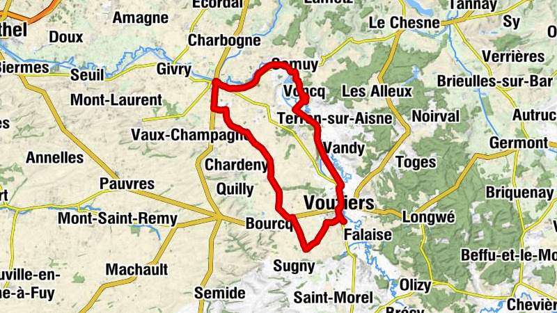 Le Chemin de Savigny - Église Saint-Nicolas - Église Notre-Dame - Église Saint-Pierre