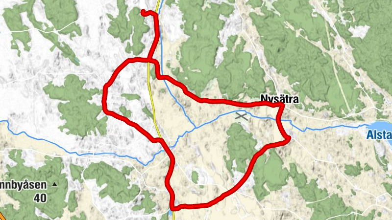 Härledstenen - Torstuna - Korsbacken - Valsbrunna