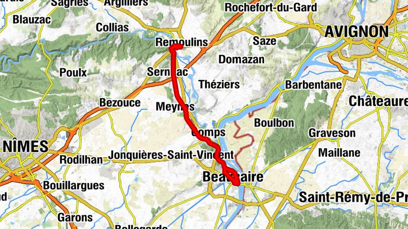 Remoulins - Pont-du-Gard - Église Notre-Dame et Saint-Martin - Église Notre-Dame-des-Pommiers - Église Saint-Paul