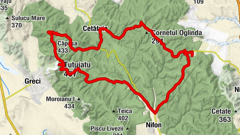 Luncavița - Căpușa - Țuțuiatu - Piscu Înalt