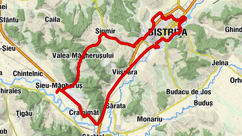 Șieu-Măgheruș - Biserica Ortodoxă Sigmir - Biserica Subcetate - Biserica Sfânta Treime Bistrița