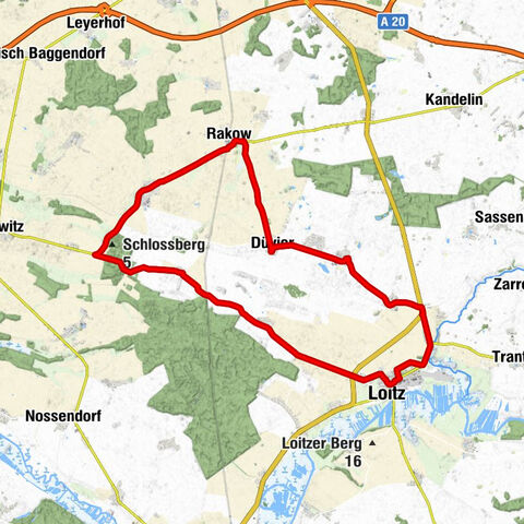 Düvier - Kirche Gülzowshof - Lutherkirche - Loitz