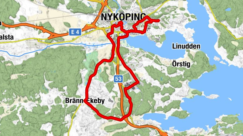 Rosenkälla - Nyköping - Stora Bene - Bränn-Ekeby