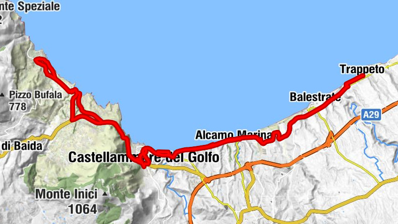 Trappeto - La Vela - Chiesa SS Maria delle Grazie in giardino - Chiesa Stella Maris