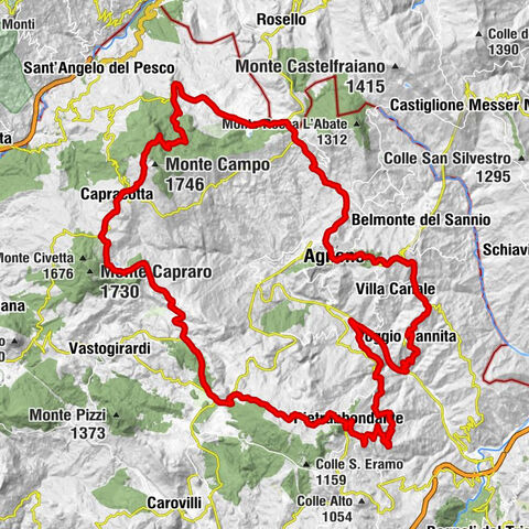 Capracotta - Rifugio di Prato Gentile - L'Elfo - Pescopennataro