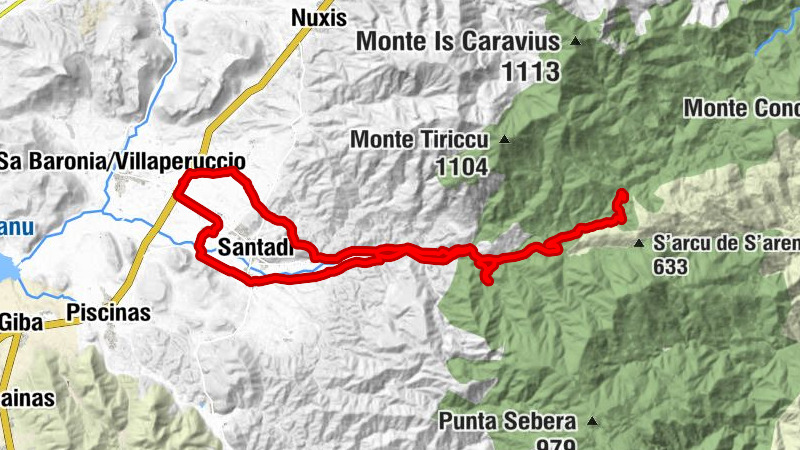 Is Pisanus - Is Cosas - S'Arcu de Su Schisorgiu - Santadi