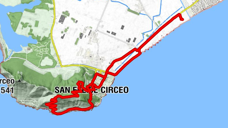 San Felice Circeo - Il Grottino - Santa Maria della Pietà - Monte Circello