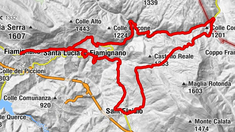 Fiamignano - Casale Calabrese - Alzano - Sant'Elpidio