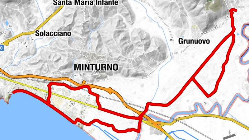Minturno - Teatro Romano - Villa Rosy - Nostra Signora del Sacro Cuore