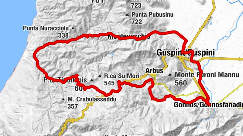 Gonnos/Gonnosfanadiga - Gùspini/Guspini - Montevecchio - Chiesa di Santa Barbara