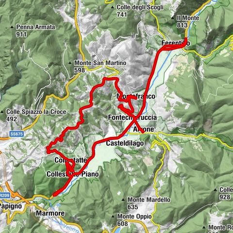 Arrone - Chiesa di Santa Maria Assunta - Grottino del Nera - Chiesa di Santa Maria