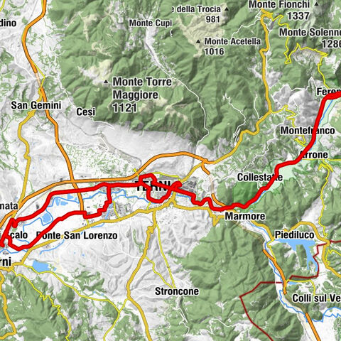 Narni-Amelia - La Leccarda - Chiesa di Santa Maria - Chiesa di San Giovanni Battista