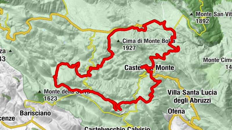 Ristoro Mucciante - Chiesa di Santa Maria della Pietà - Rifugio Ricotta - Ofena