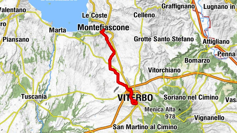 Montefiascone - Sant'Andrea - Poggio Giudio - San Silvestro