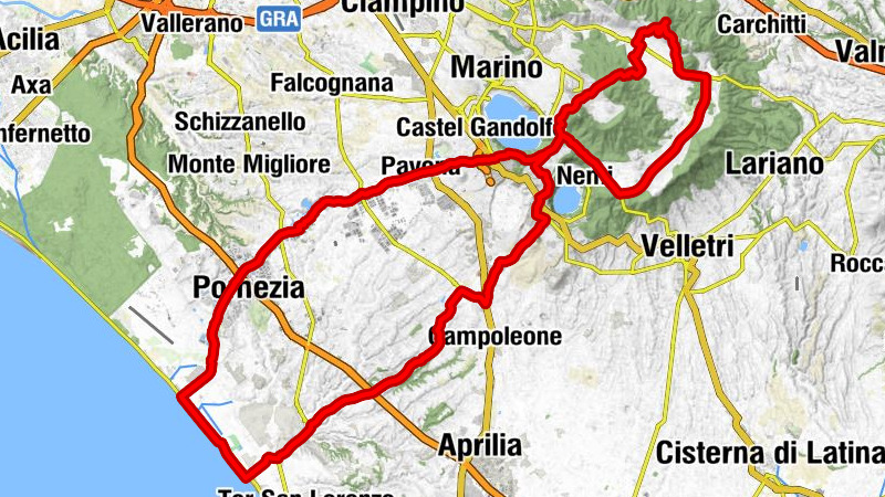Santuario Madonna della Neve - Colle degli Impiccati - Santuario della Madonna del Tufo - Rocca Priora