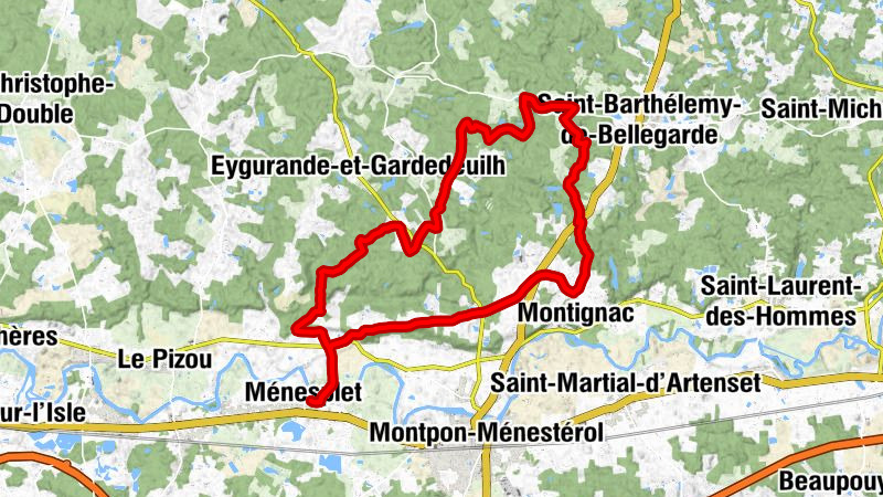 Ménesplet - Les Grillauds - Le Brouillet Sud - Chabrouille