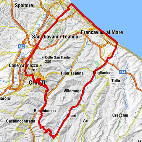 Francavilla al Mare - Chiesa di Santa Chiara - Cattedrale di San Giustino - Chiesa di San Rocco