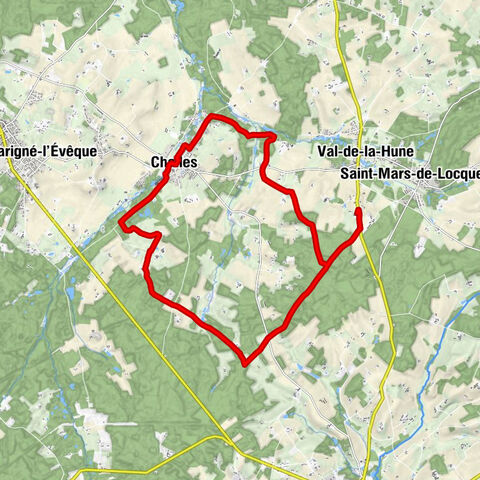 Challes - Les Villenettes - Église Saint-Laurent - Parigné-l'Évêque