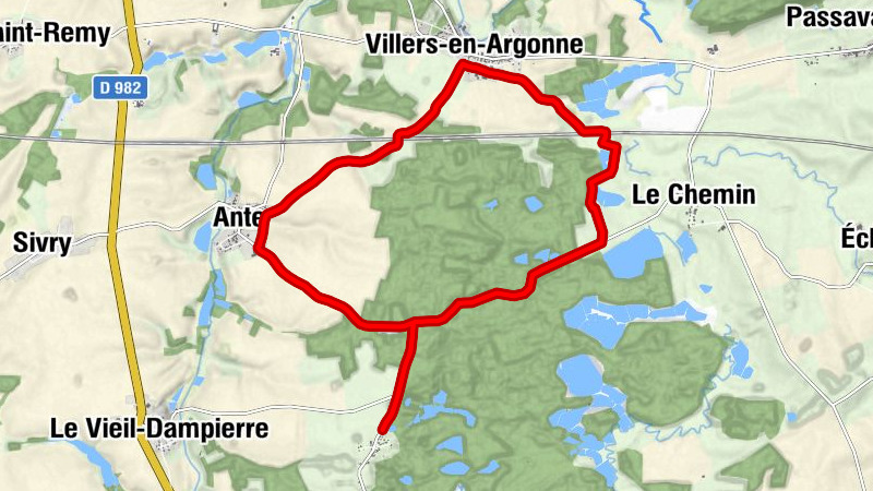 Sivry-Ante - Les Petits Étangs - Villers-en-Argonne - Ante