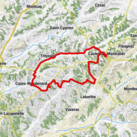 Cazes-Mondenard - Castelnau-Montratier - Saux - Église Saint-Pierre-ès-Liens