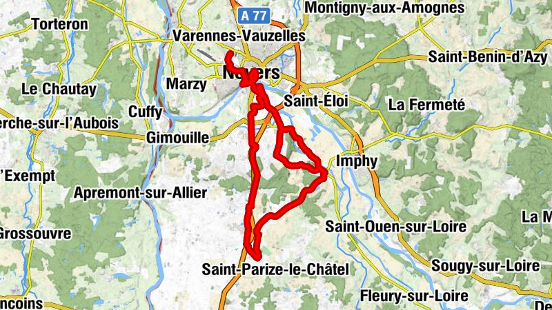 Nevers - Église Saint-Maurice - Église Saint-Martin - Église Saint-Pierre