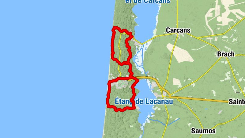Lacanau - Saucinon - Carreyre - Lacanau-Océan