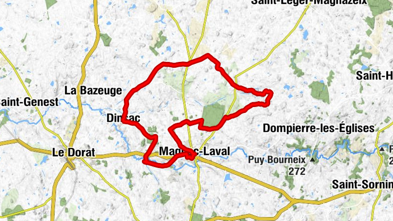 Magnac-Laval - Les Petites Forges - Les Grandes Forges - Arcoulant