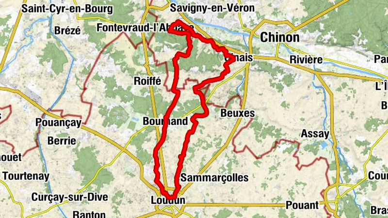 Loudun - La Tour du Bois Gourmand - Les Carrières de Thenay - Église Saint-Maurice