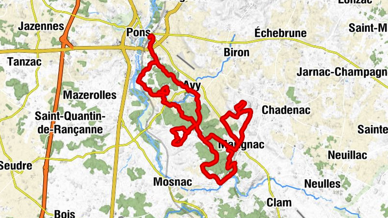 Pons - Les Aires - Le Portail Rouge - Avy