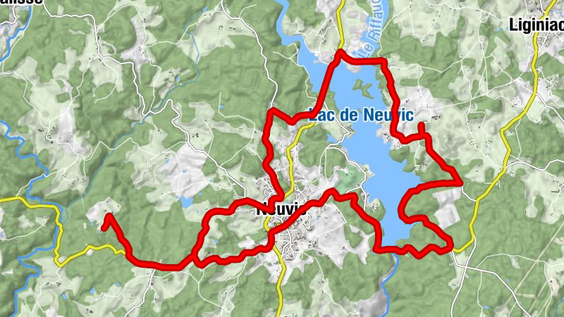 Neuvic - Église Saint-Étienne - Puy de Manzagol