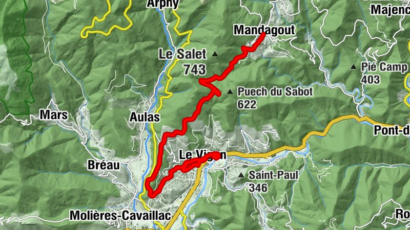 Mandagout - Temple - Église Saint-Pierre - Chapelle Saint-Alexis