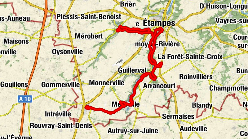 Angerville - Église Saint-Hilaire - Église Saint-Étienne - Église Saint-Médard