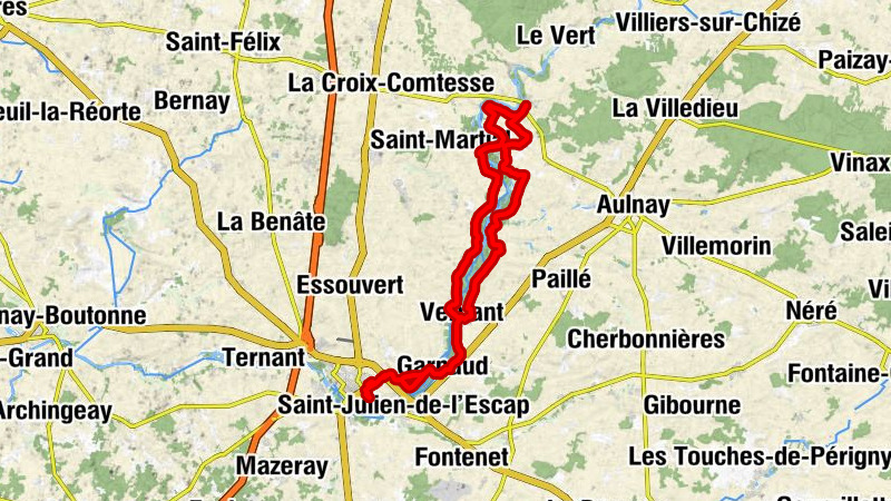 Saint-Jean-d'Angély - La Boucherie - Courcelles - Église Saint-Pierre
