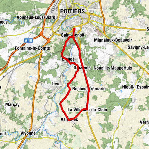 Poitiers - La Belle Aurore - Église d'Andillé - Église Saint-Nicolas