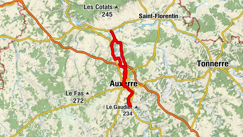 Laroche - Migennes - Crêperie les 3 actes - Église Saint-Loup - Église Saint-Georges