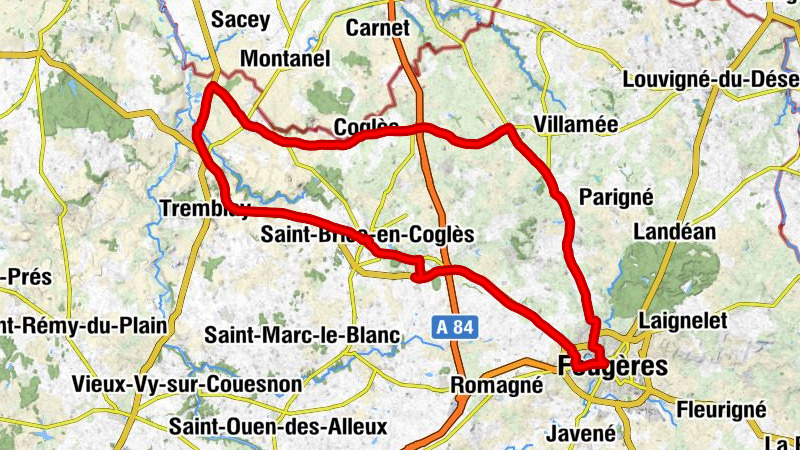 La Houasserie - Église Saint-Brice - Église Saint-Jean-Baptiste - Saint-Brice-en-Coglès