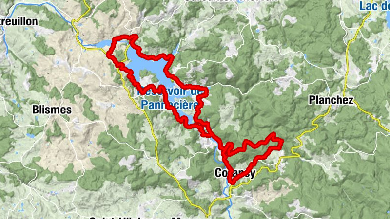 Le Pont de Pannecière - L'Huis Mignot - Église Saint-Pierre - L'Huis Picard