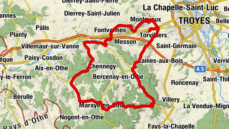 Les Bas Ricey - Église Saint-Loup de Thuisy - Église Saint-Alban - Église Saint-Martin