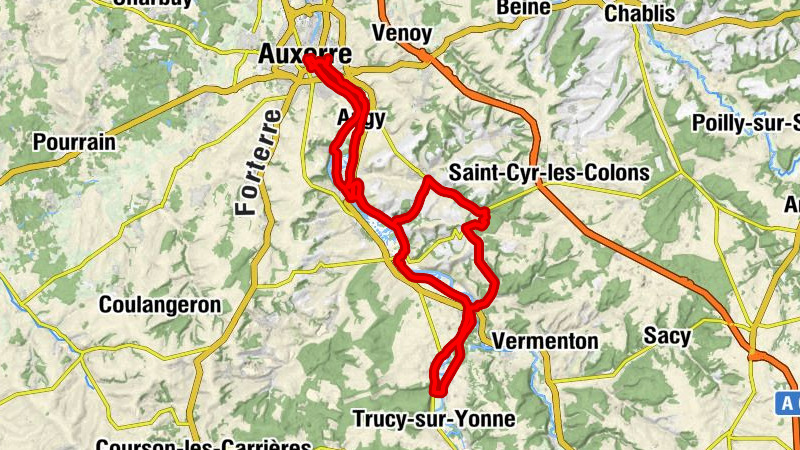 Auxerre Saint-Gervais - Église Saint-Vérain - Église Notre-Dame de l'Assomption - Église Saint-Loup