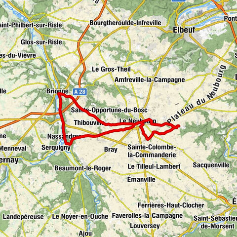 Église Saint-Aubin - Saint-Aubin-d'Écrosville - Église Saint-Pierre-et-Saint-Paul - Église paroissiale Saint-Ouen