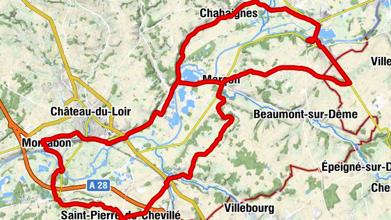 Le Bourg - Église Saint-Jean - Église Notre-Dame - La Chartre-sur-le-Loir