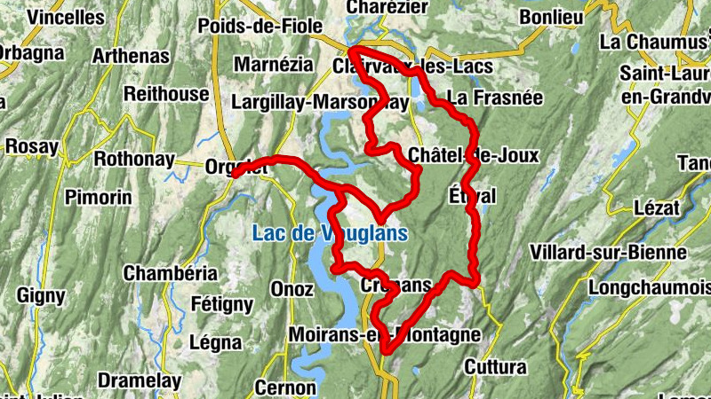Orgelet - Église Notre-Dame de l'Assomption - Col des Crozatons - La Baume