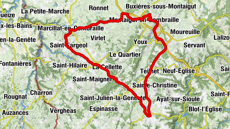 Buxières-sous-Montaigut - Église Notre-Dame - Église Saint-Gervais et Saint-Protais - Saint-Éloy-les-Mines